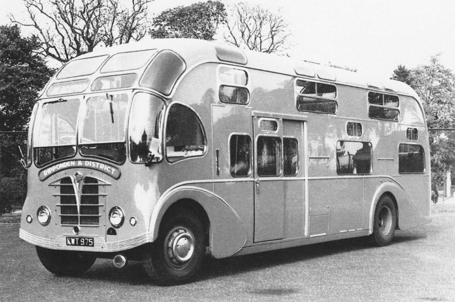 Foden PVFE6 Mann Egerton Crellin Duplex (HD20/25C) '1951